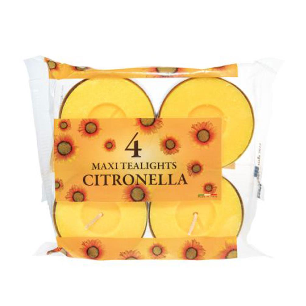 Price's Citronella Maxi Tealights (Pack of 4) £1.80
